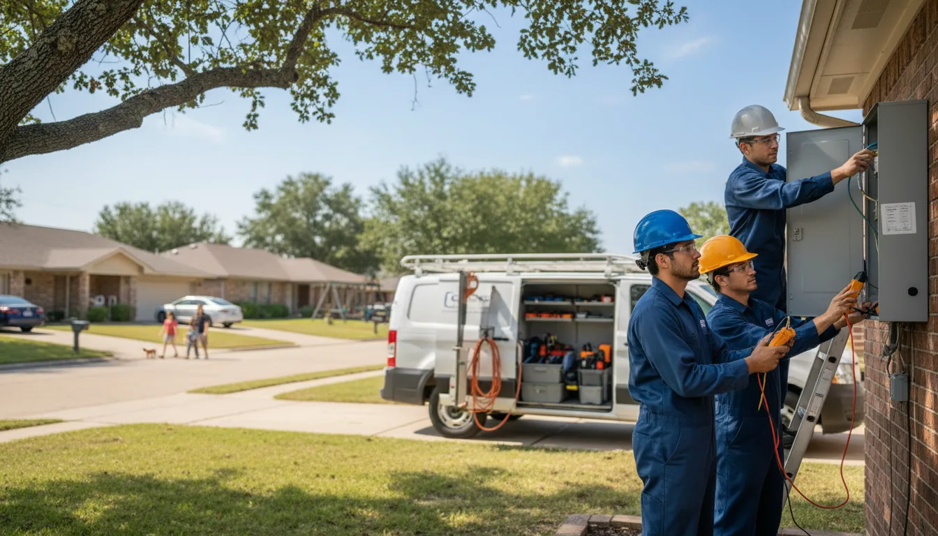 Certified electrician providing emergency electrical services in Beaman, IA